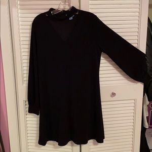 CeCe black long sleeve dress